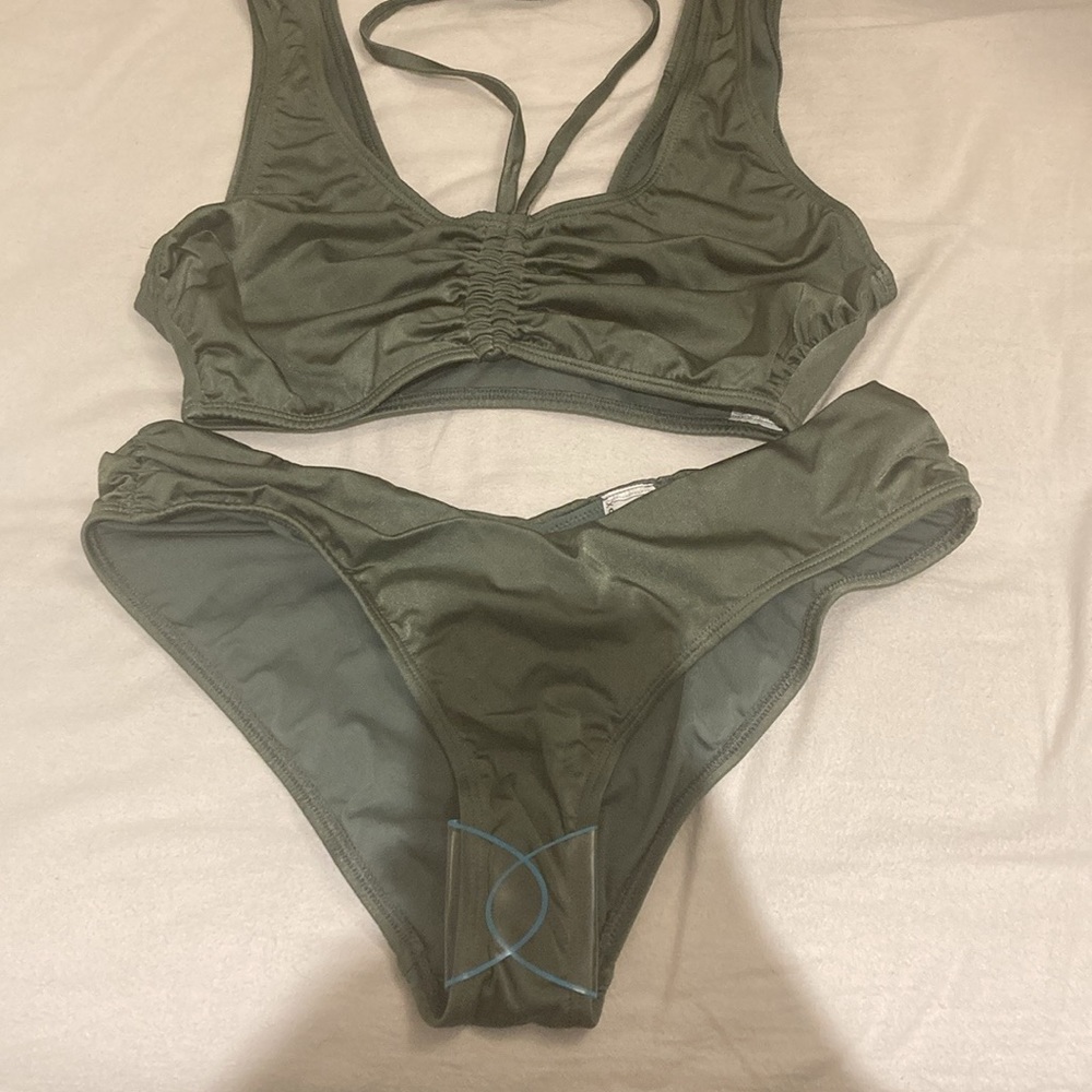 NWOT ASOS DESIGN slinky high waist bikini bottom - Picture 4 of 4